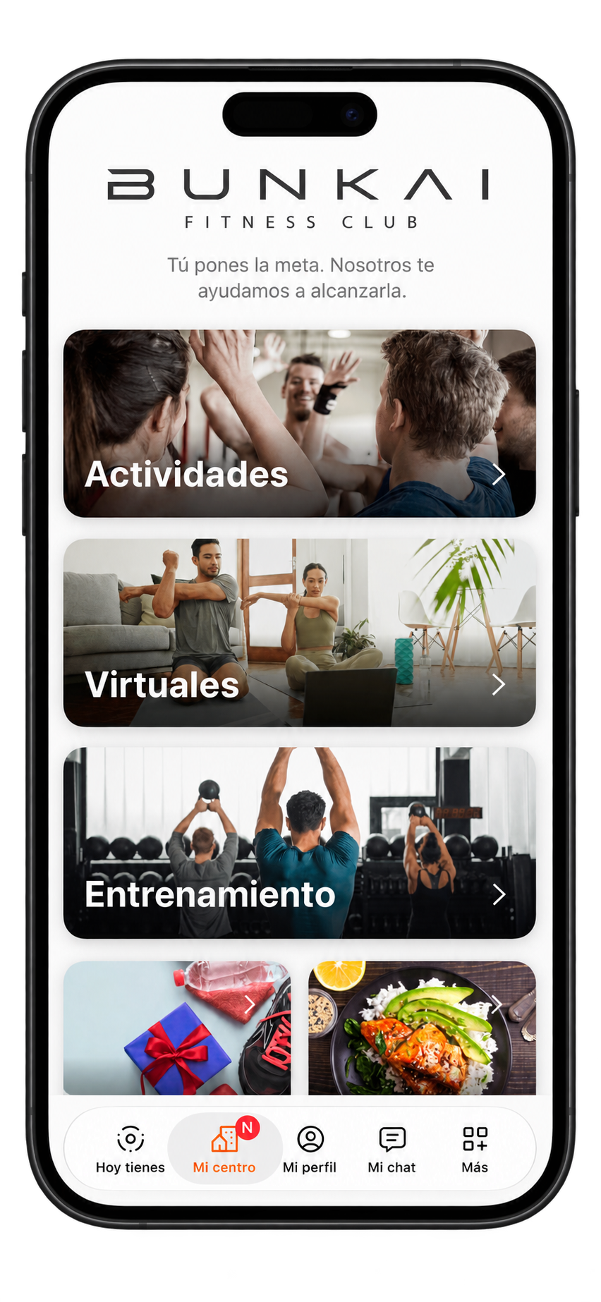 App actual de Bunkai con el logotipo oficial actualizado